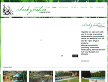 Tablet Screenshot of cheekynaturelandscapes.com